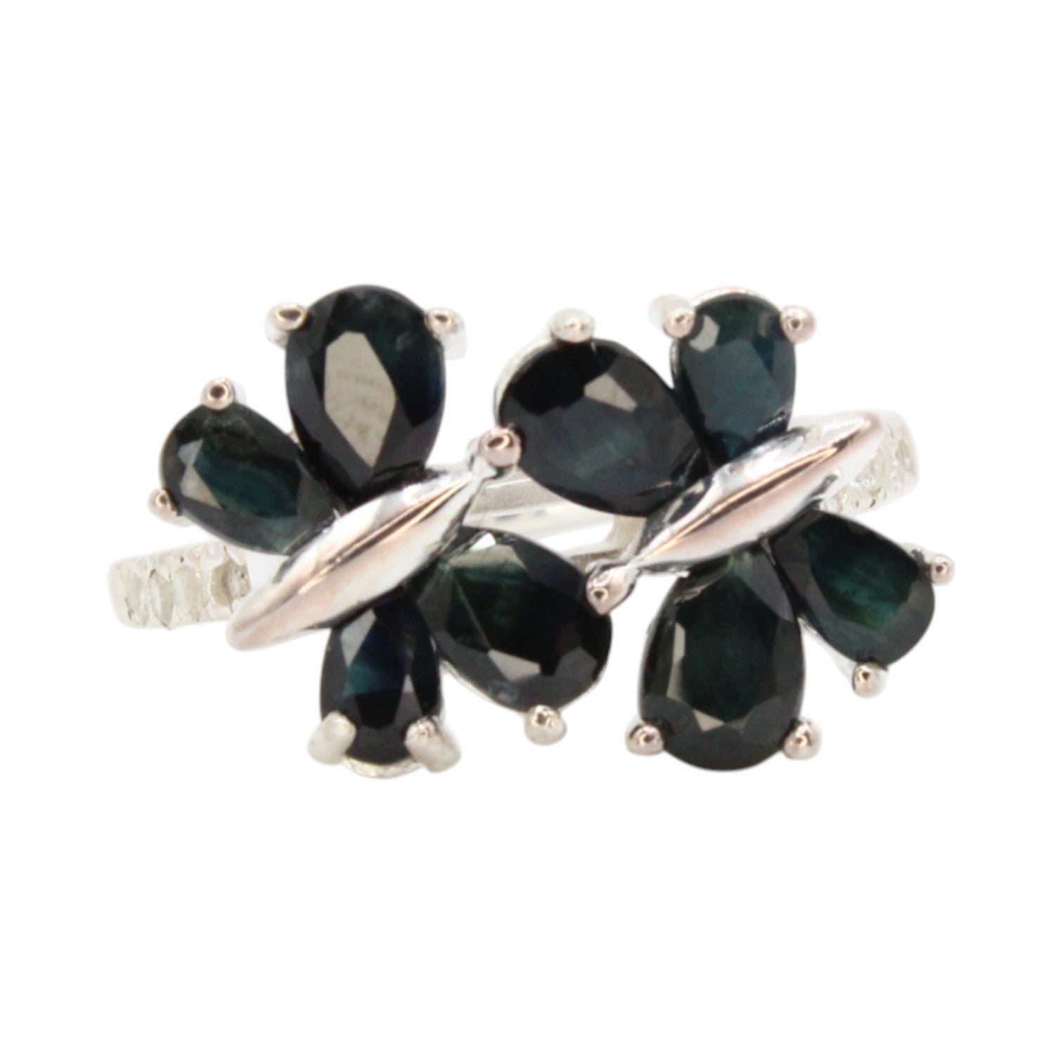 Genuine Sapphire Butterfly Ring