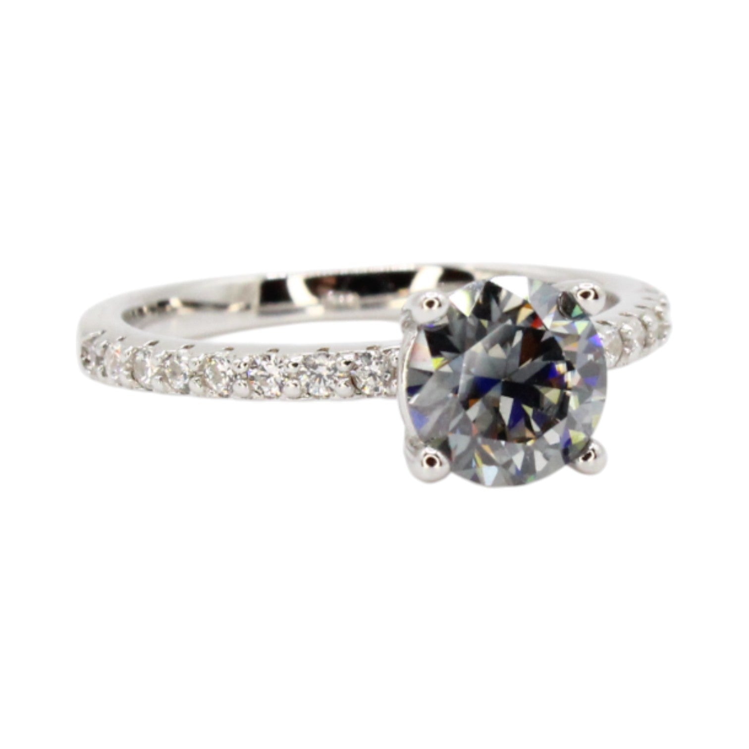 Moissanite Gray/Mystic Ring
