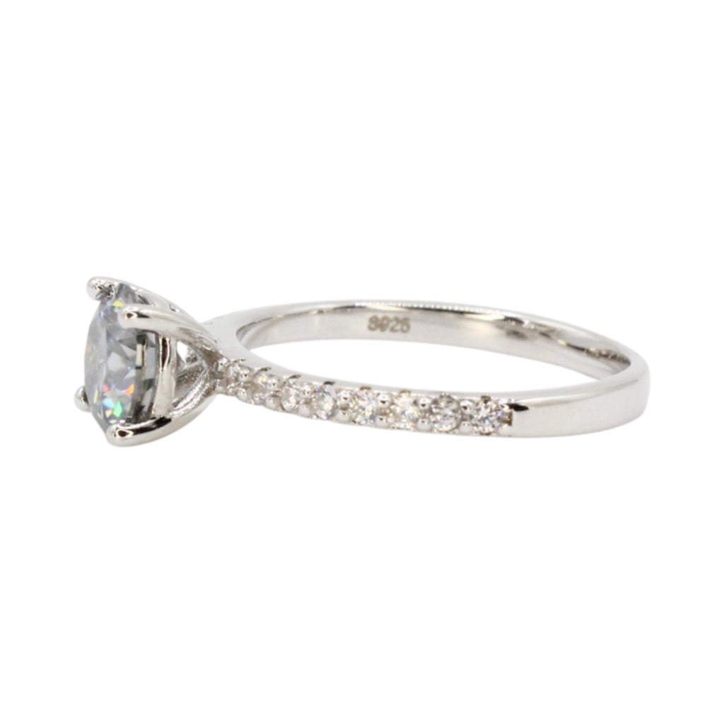 Moissanite Gray/Mystic Ring