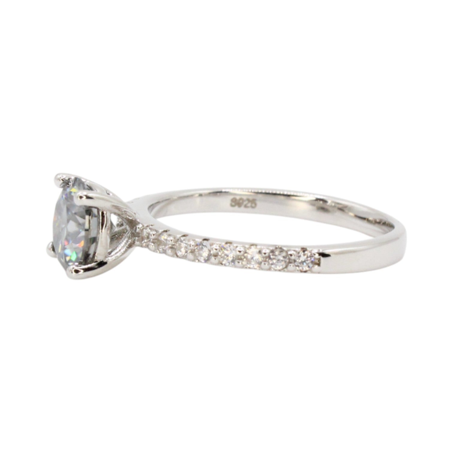 Moissanite Gray/Mystic Ring