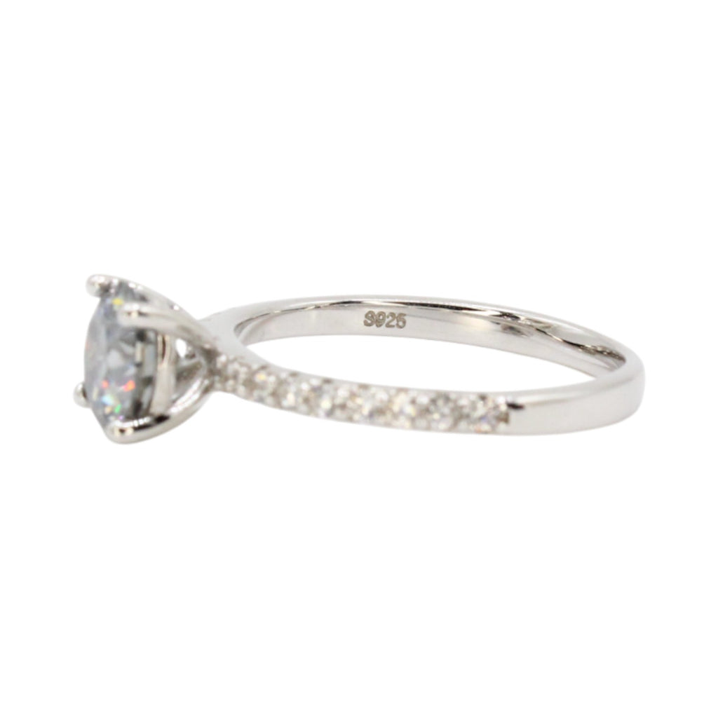 Moissanite Gray/Mystic Ring