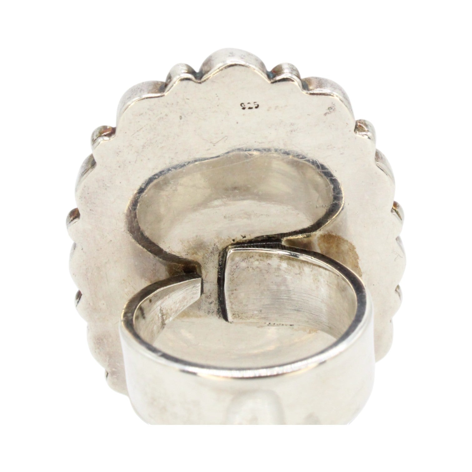 Genuine Eudialyte Cabochon Ruby Halo Ring