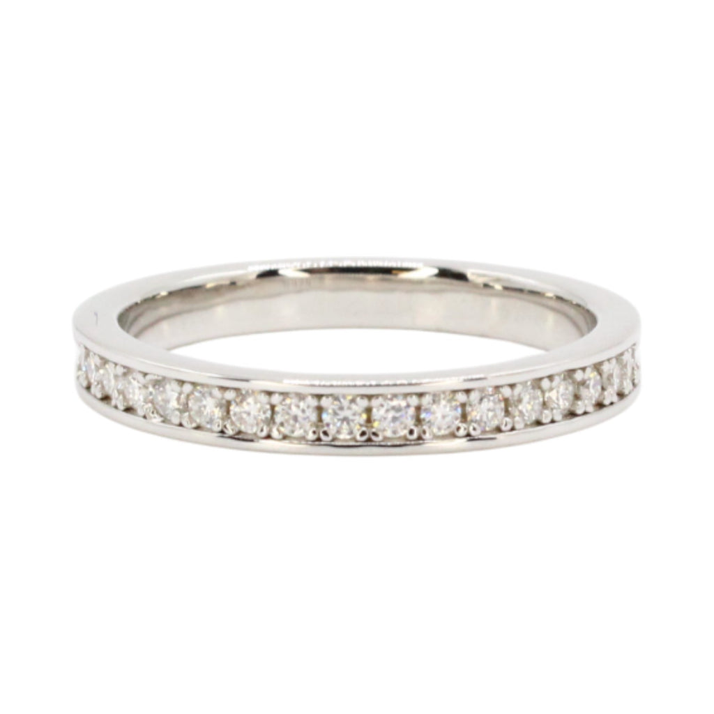 Moissanite 1.5mm Full Channel Anniversary Band Ring