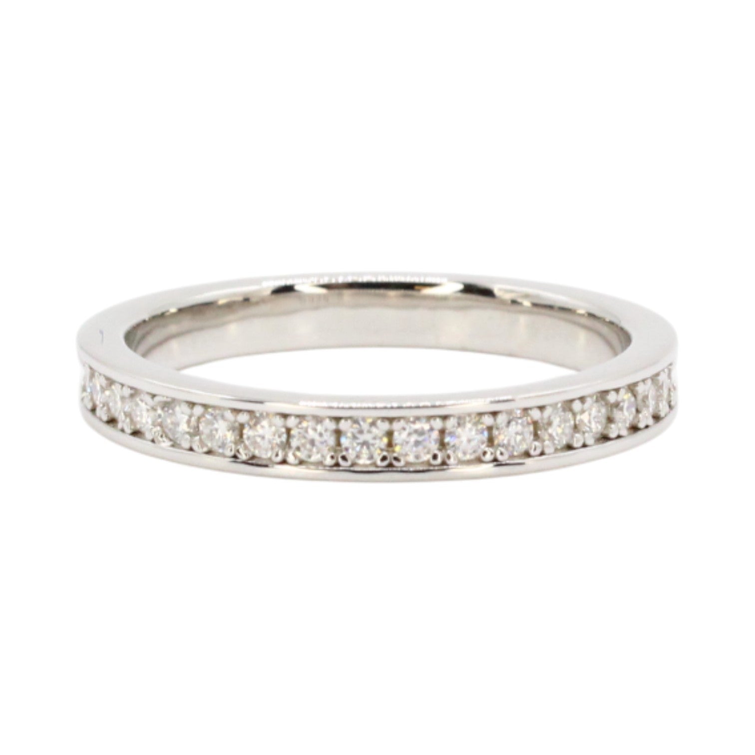 Moissanite 1.5mm Full Channel Anniversary Band
