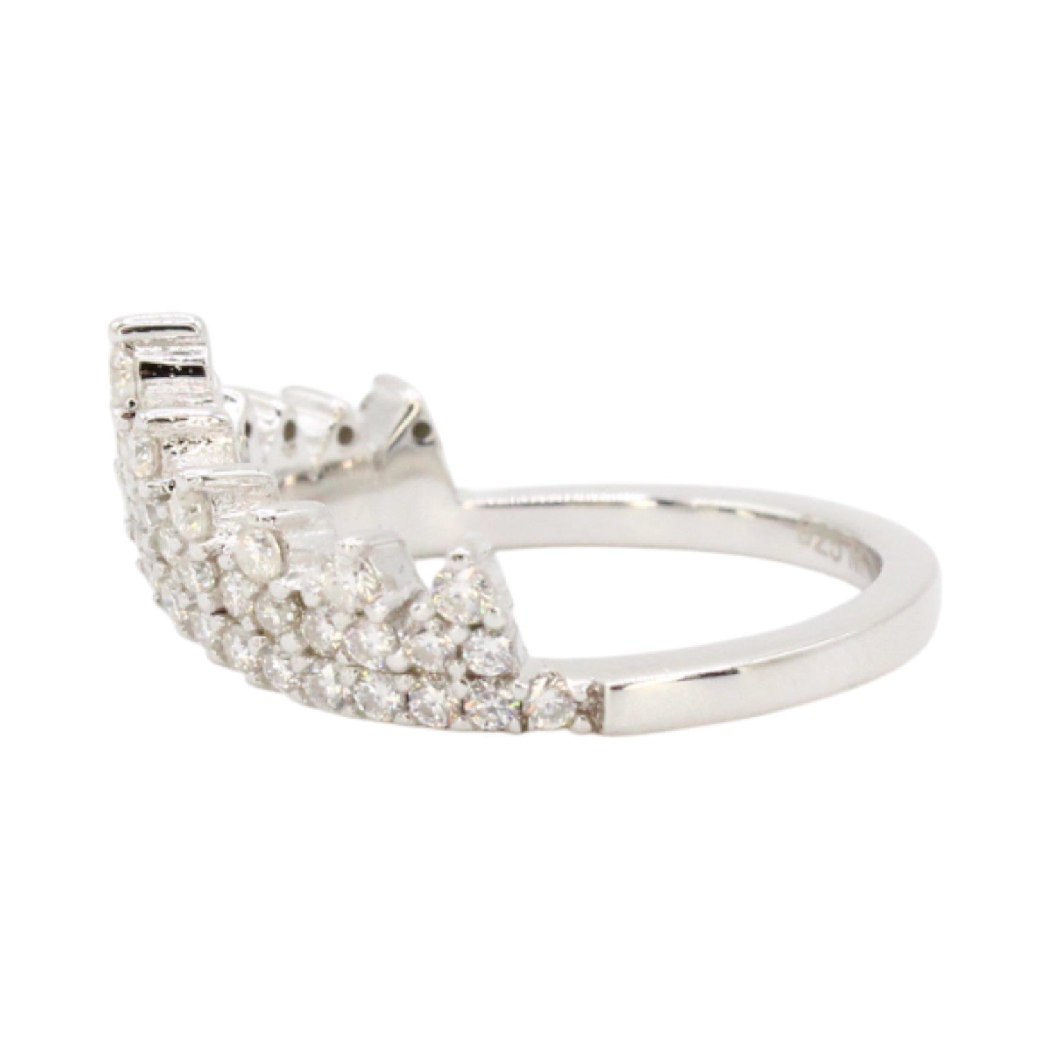 Moissanite Crown .70ctw Ring