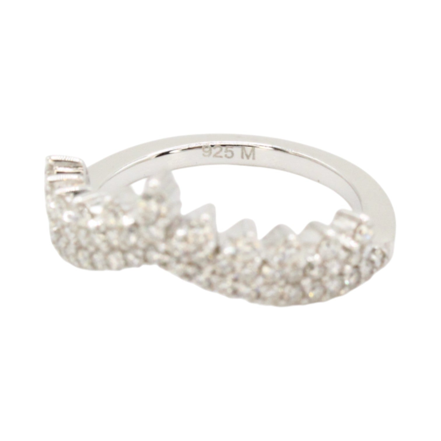 Moissanite Crown .70ctw Ring