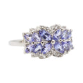 Tanzanite & White Topaz Cocktail Ring