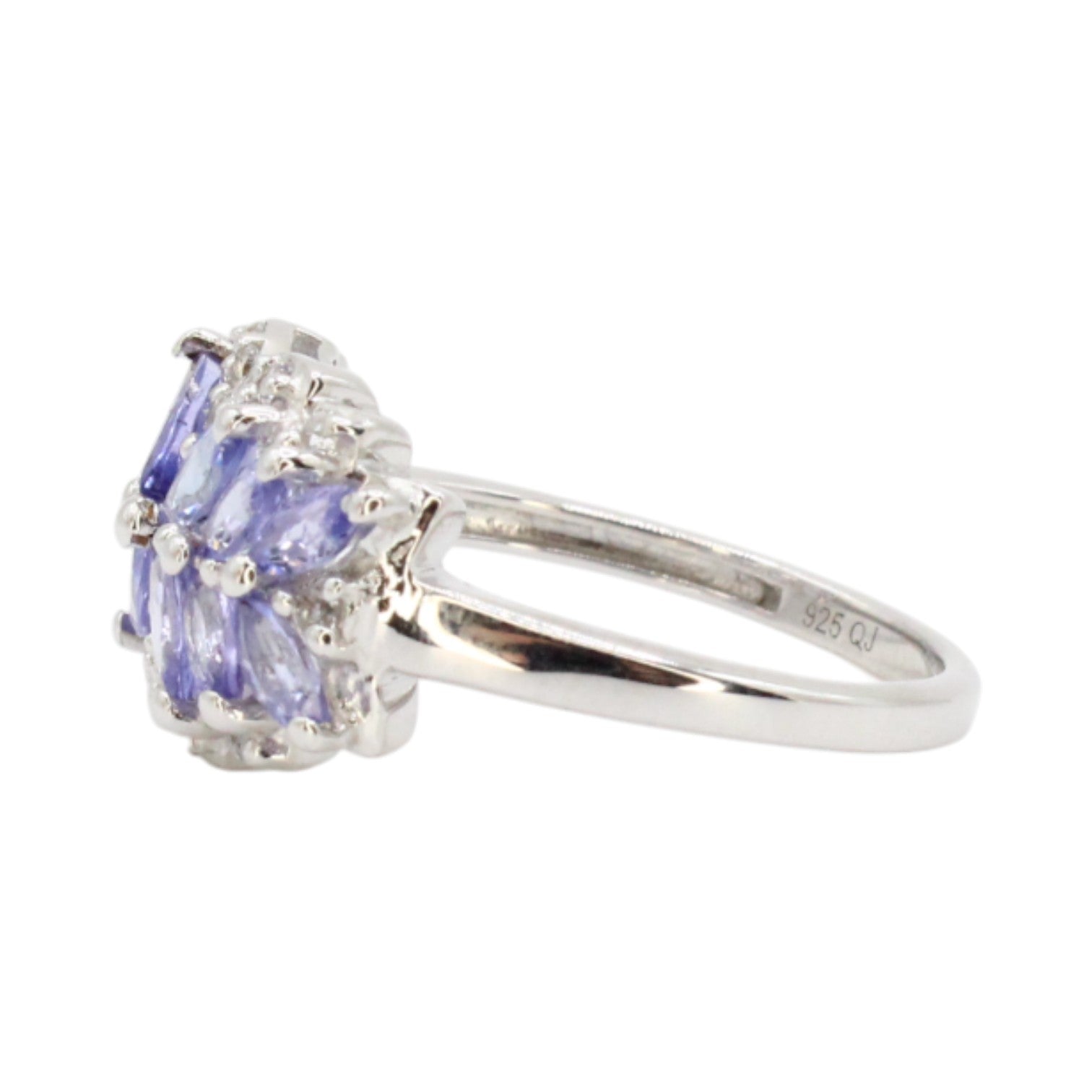 Tanzanite & White Topaz Cocktail Ring
