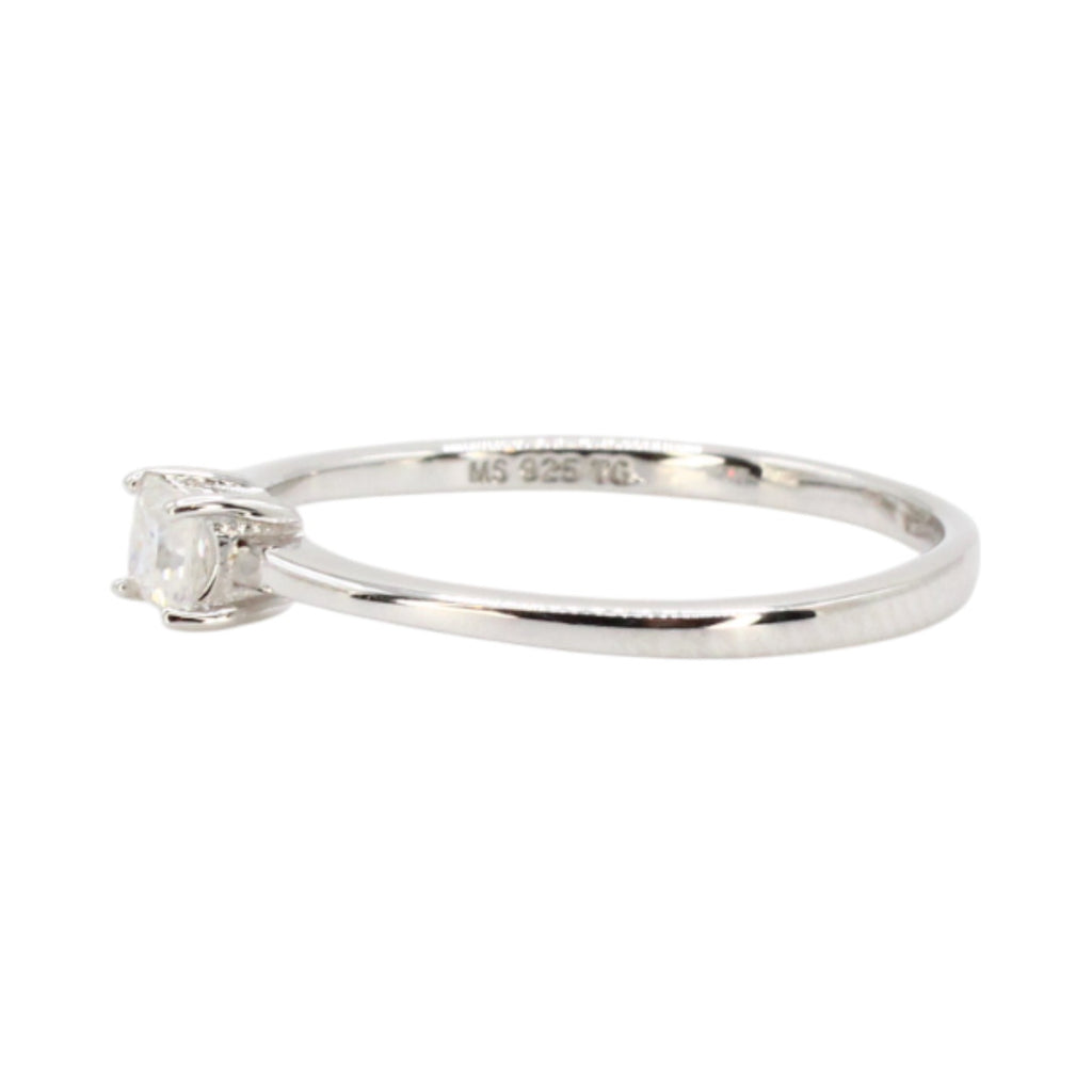 Dainty Moissanite .15ctw Solitaire Ring