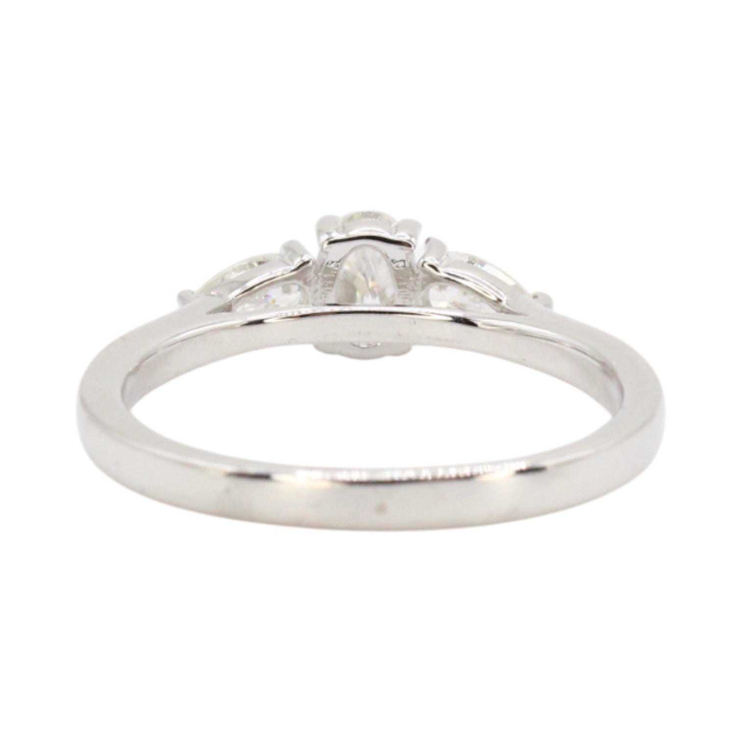 3-Stone 1.4ctw Moissanite Wedding Set