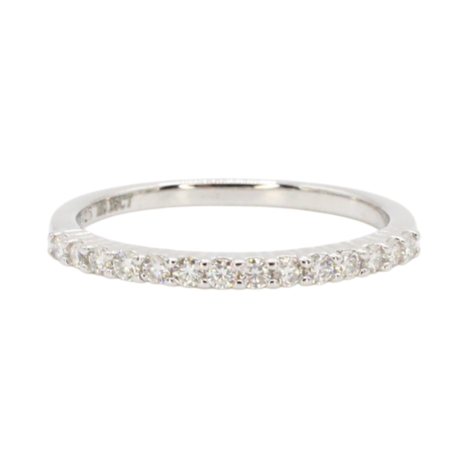 3-Stone 1.4ctw Moissanite Wedding Set