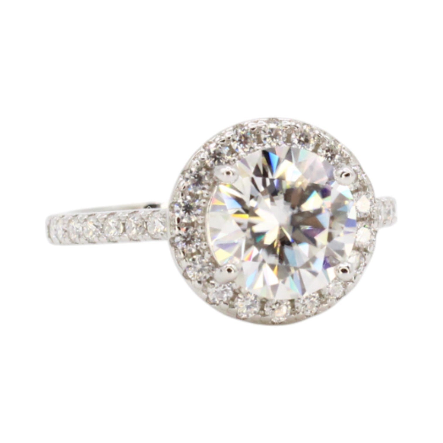 Moissanite 3.3ctw Wedding Set