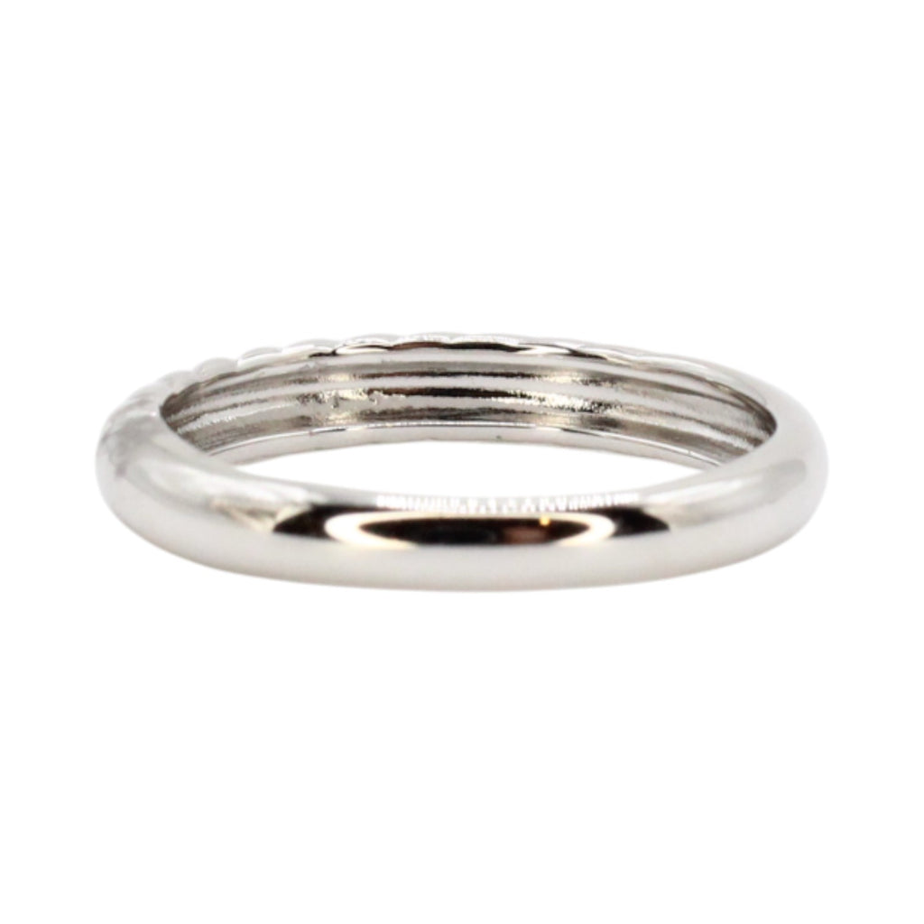Moissanite Round Solitaire 1.2ct Rope Band Wedding Ring Set
