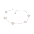 Moissanite Mini Clover Tennis Bracelet