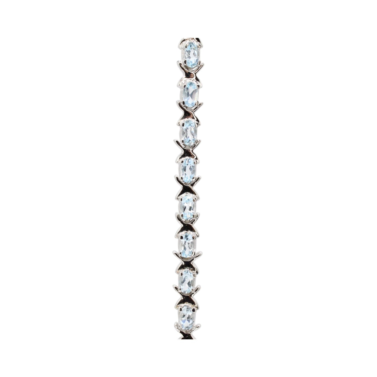 Genuine Sky Blue Topaz 13.0ctw Tennis Bracelet
