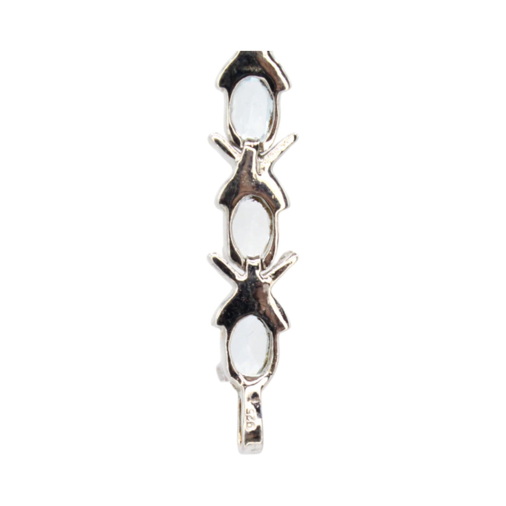 Genuine Sky Blue Topaz 13.0ctw Tennis Bracelet