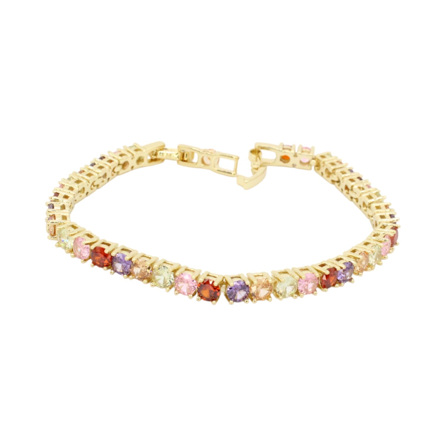 Pastel Multi Tennis Bracelet