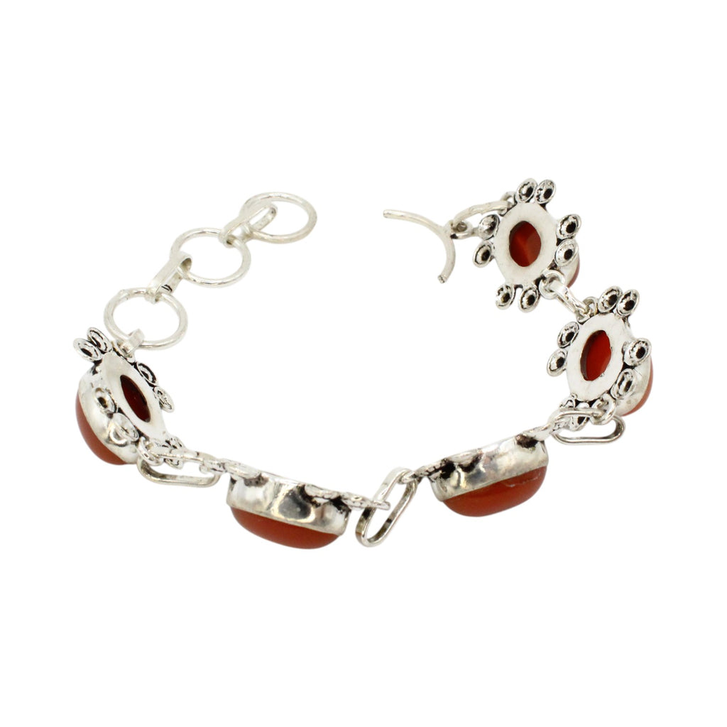 Genuine Red Agate Bracelet