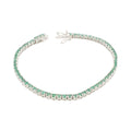 Genuine Natural Emerald 1.83ctw Tennis Bracelet