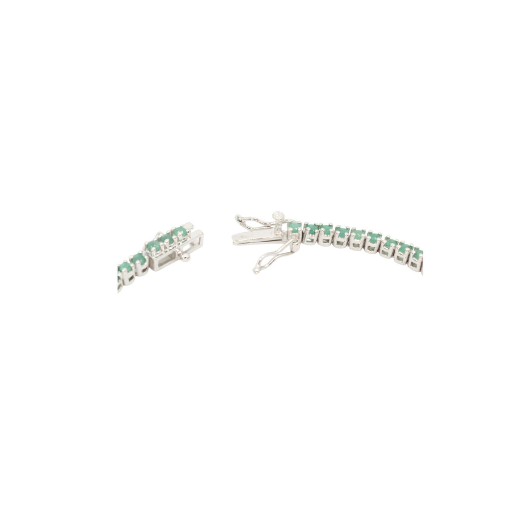 Genuine Natural Emerald 1.83ctw Tennis Bracelet