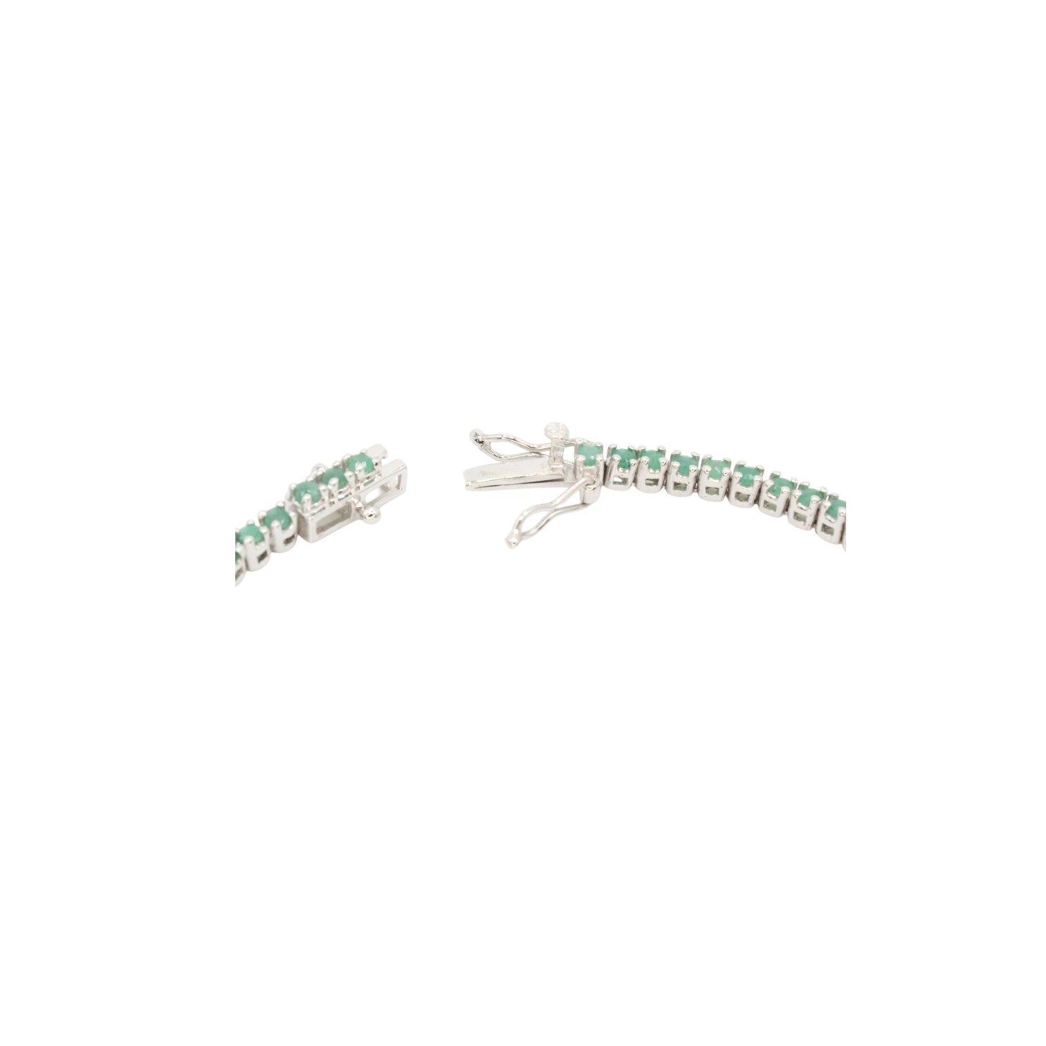 Genuine Natural Emerald 1.83ctw Tennis Bracelet