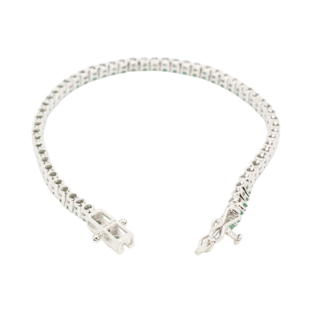 Genuine Natural Emerald 1.83ctw Tennis Bracelet