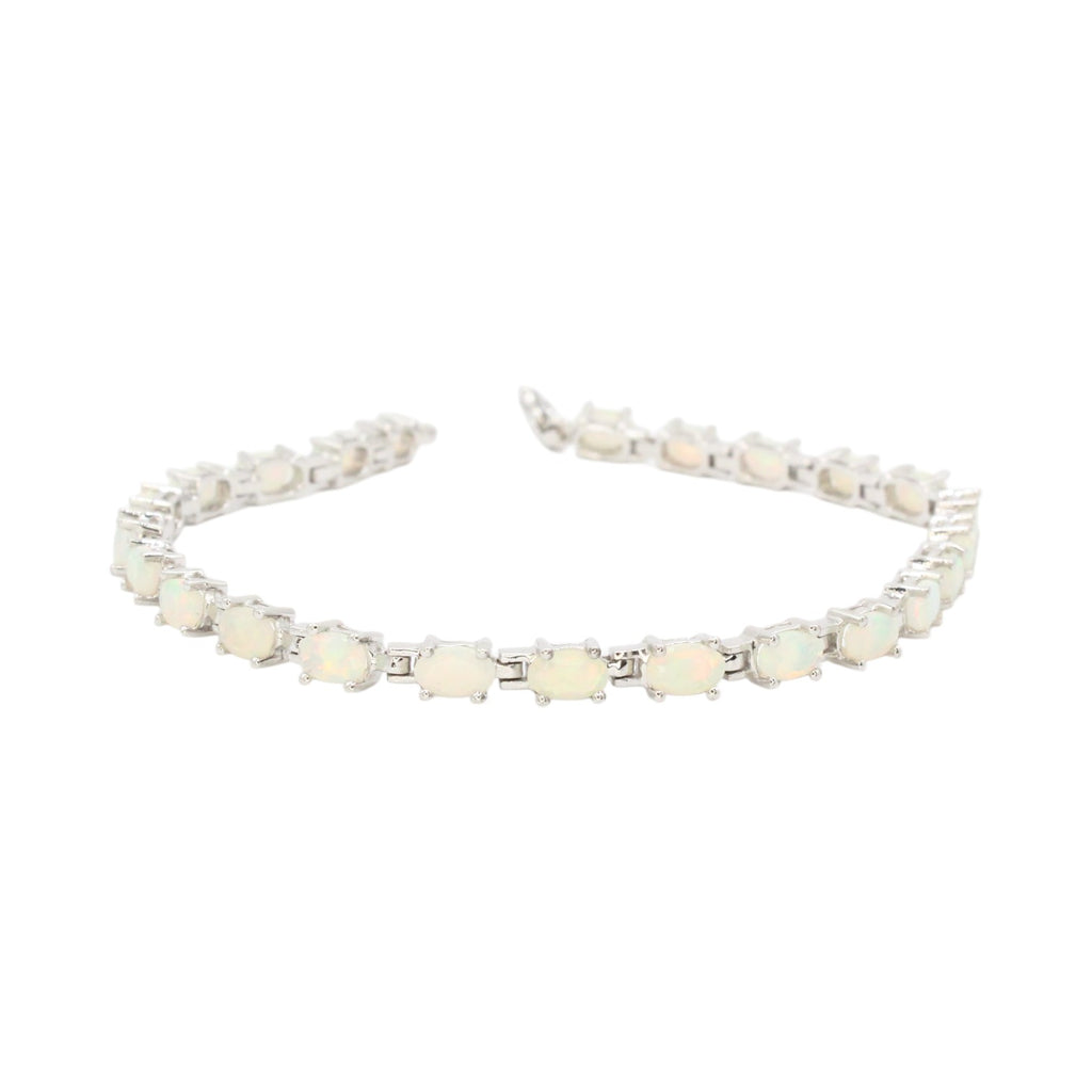Genuine Ethiopian Opal Tennis Bracelet