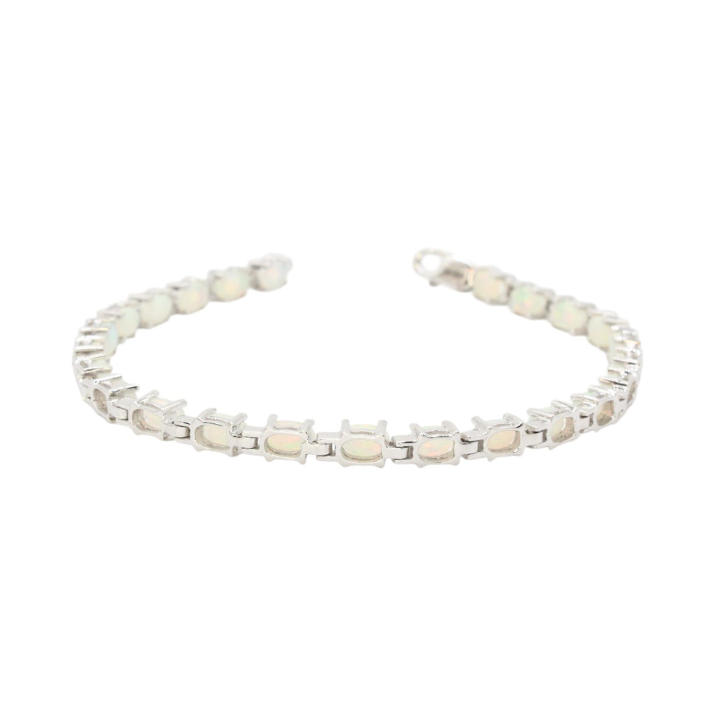 Genuine Ethiopian Opal Tennis Bracelet