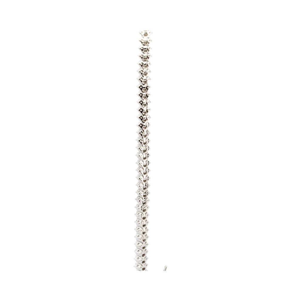 Moissanite 2.9ctw Chevron Tennis Bracelet