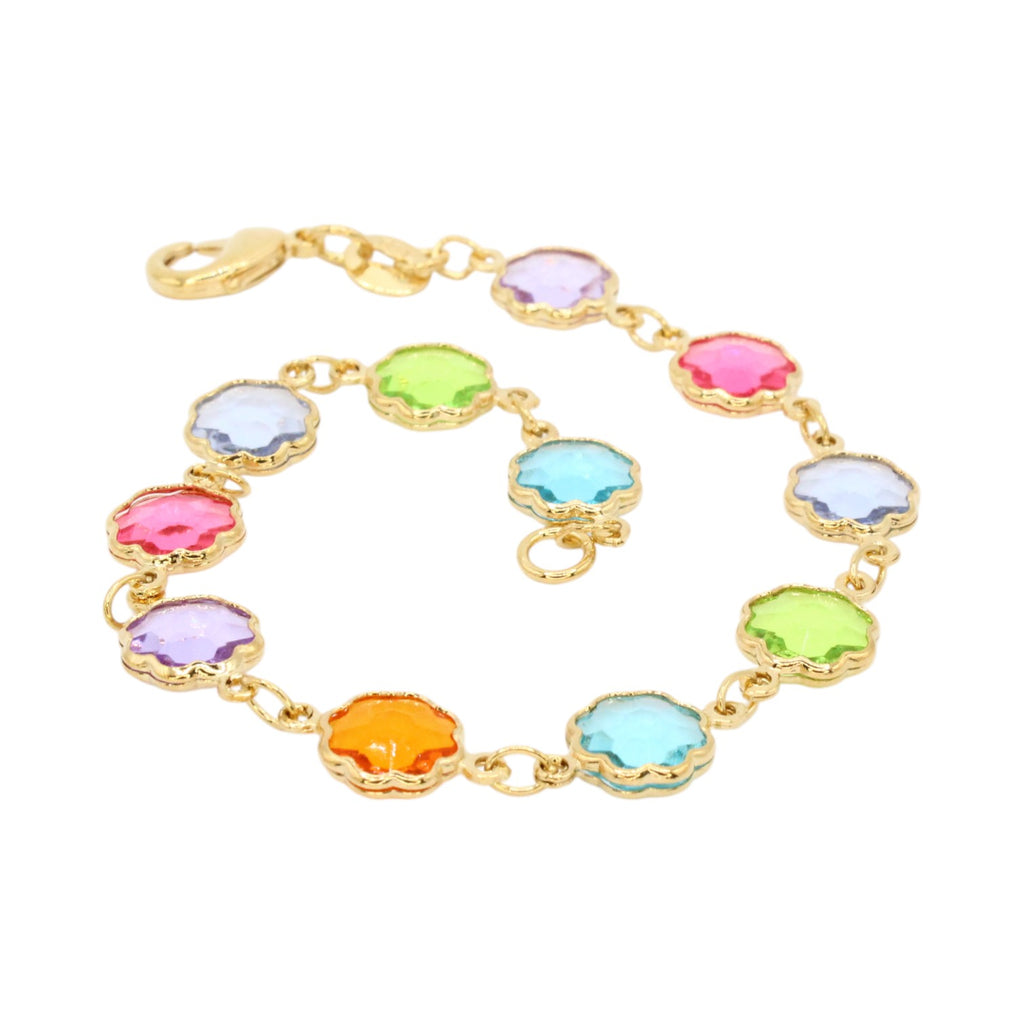 Pastel Flower Jolly Gem Bracelet