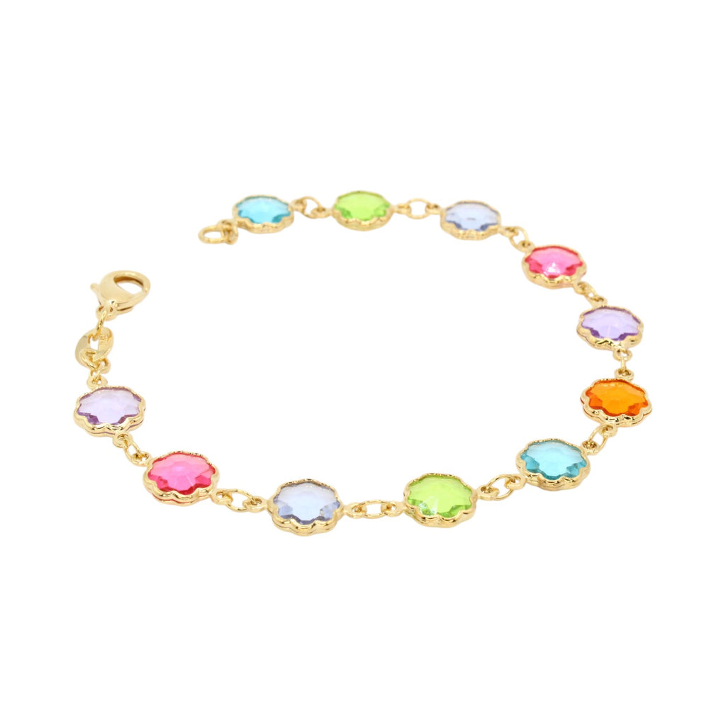 Pastel Flower Jolly Gem Bracelet