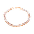 CZ Tennis Bracelet Rosegold