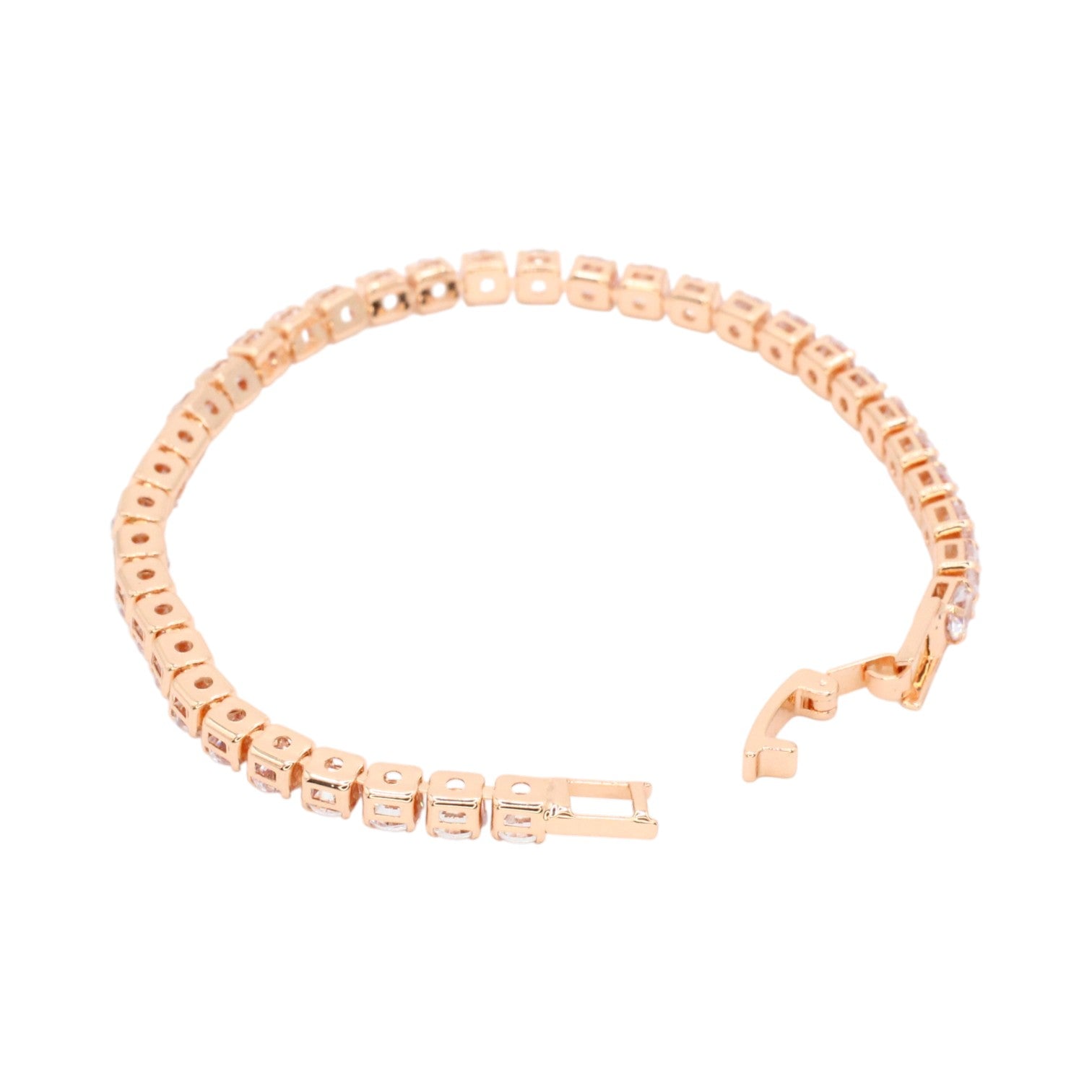 CZ Tennis Bracelet Rosegold