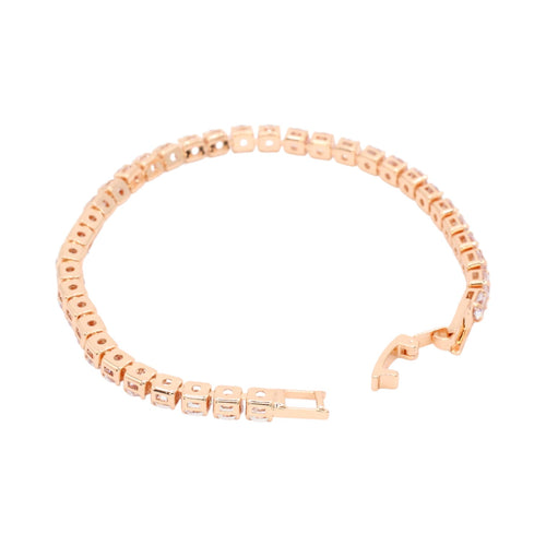 CZ Tennis Bracelet Rosegold