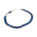 Sapphire Blue Baguette Tennis Bracelet
