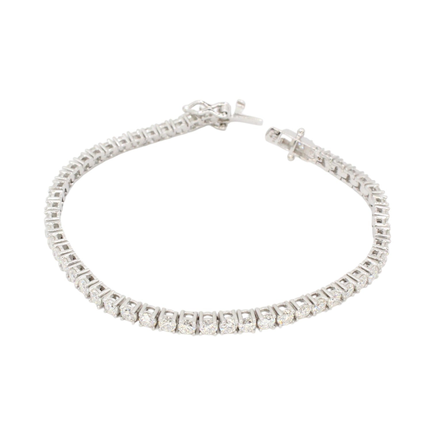 Moissanite 3mm Tennis Bracelet