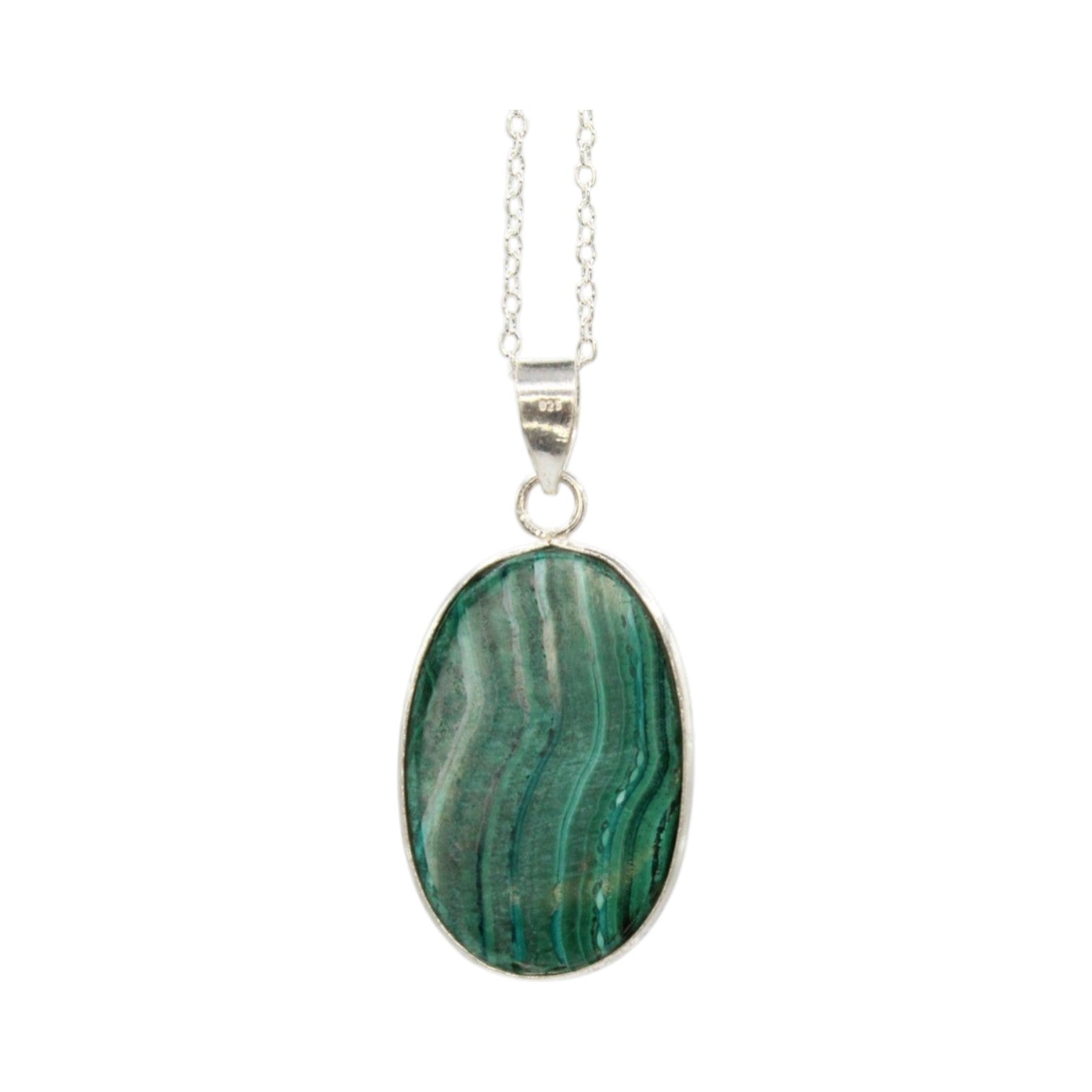 Genuine Multi Color Malachite Necklace