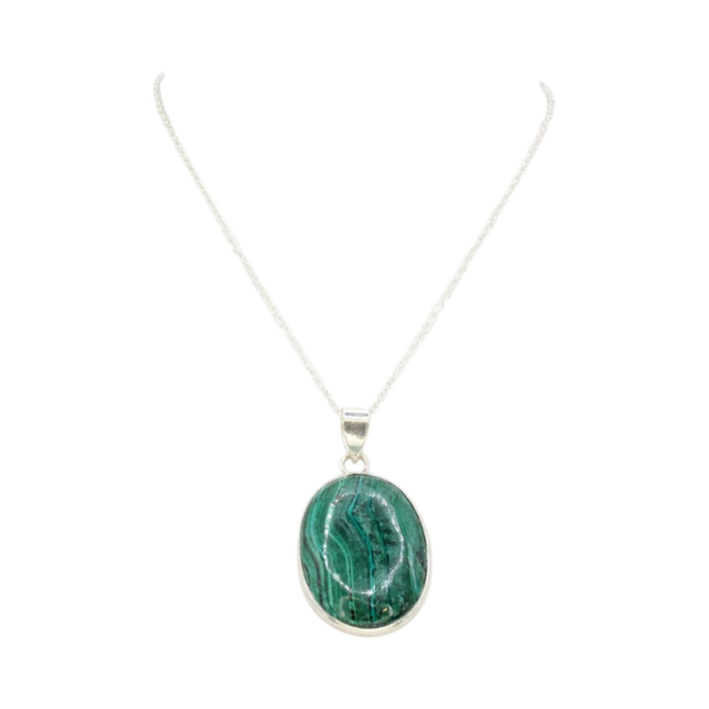 Genuine Multi Color Malachite Necklace