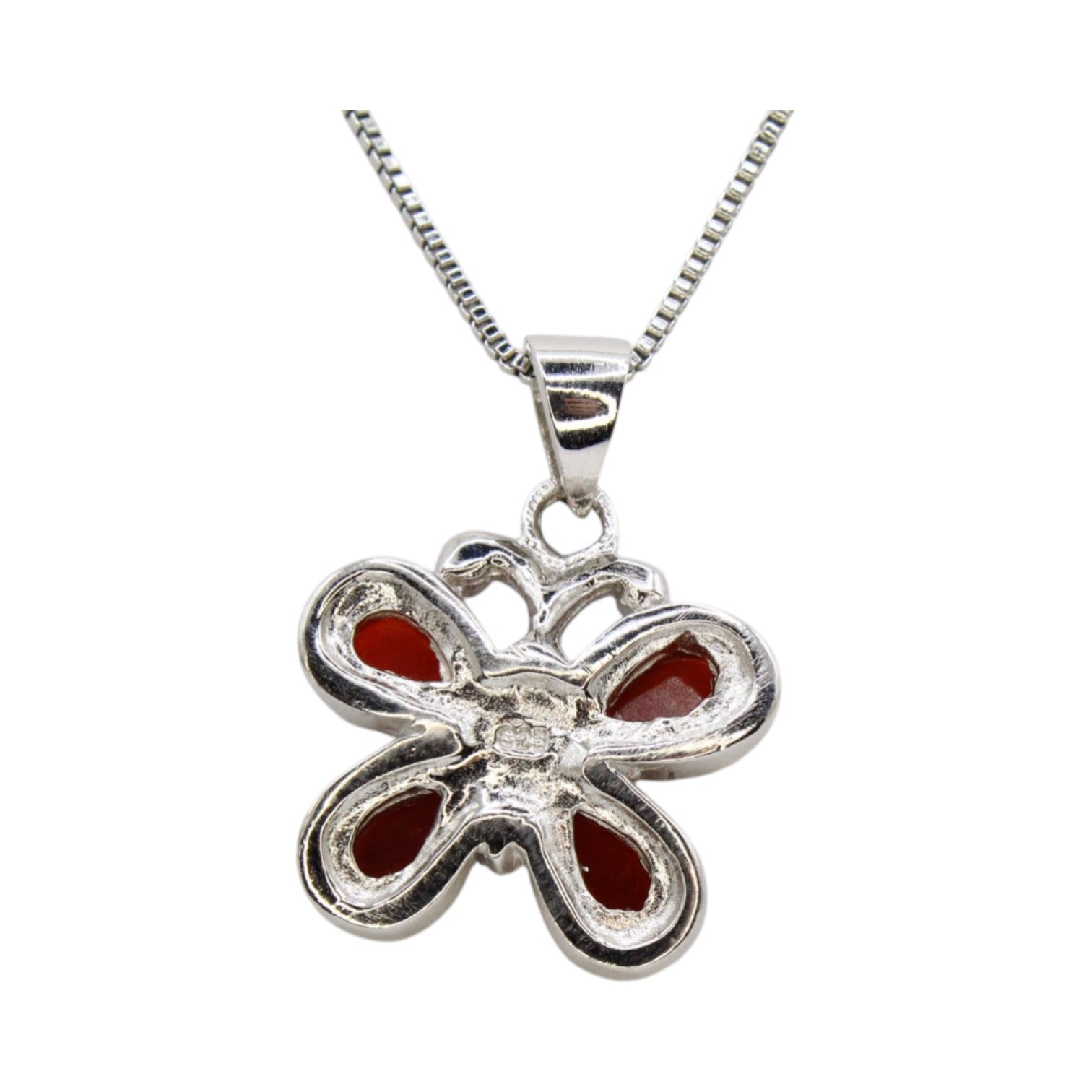 Carnelian Butterfly Necklace