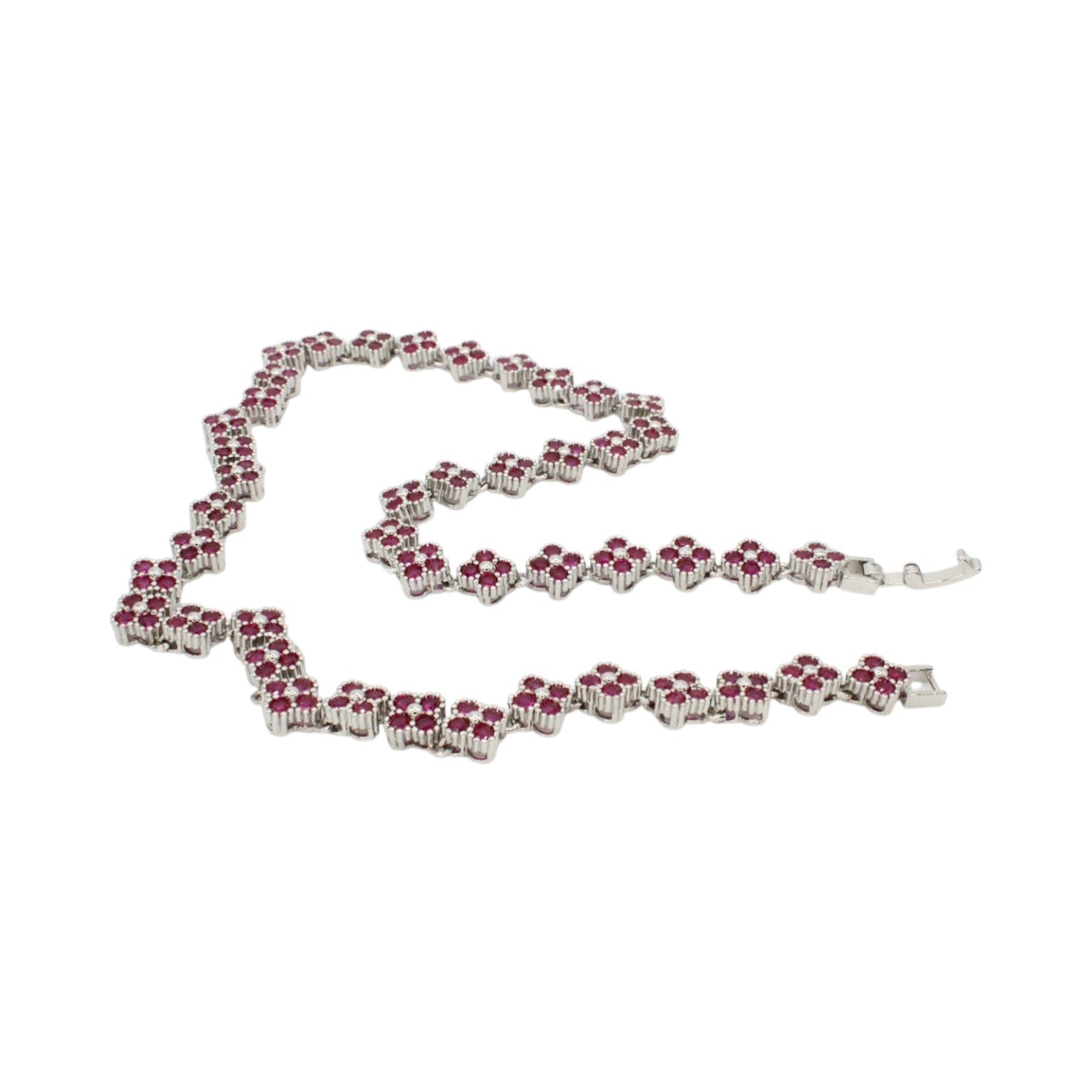 Clover Tennis Necklace