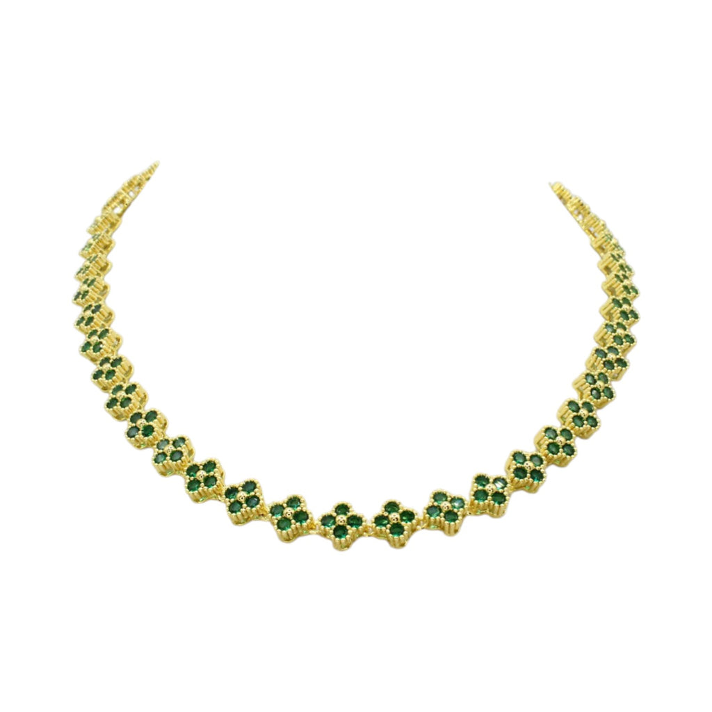 Clover Tennis Necklace
