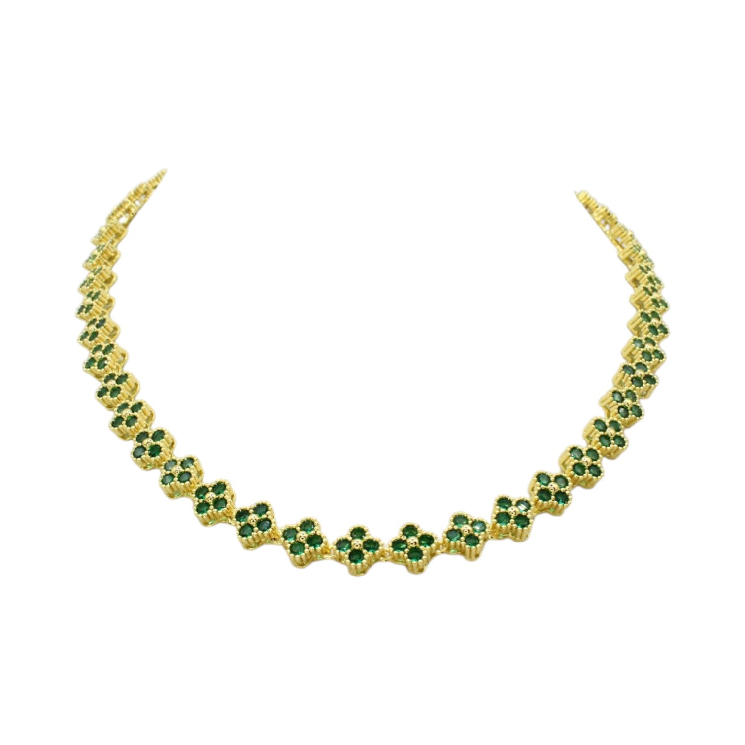 Clover Tennis Necklace