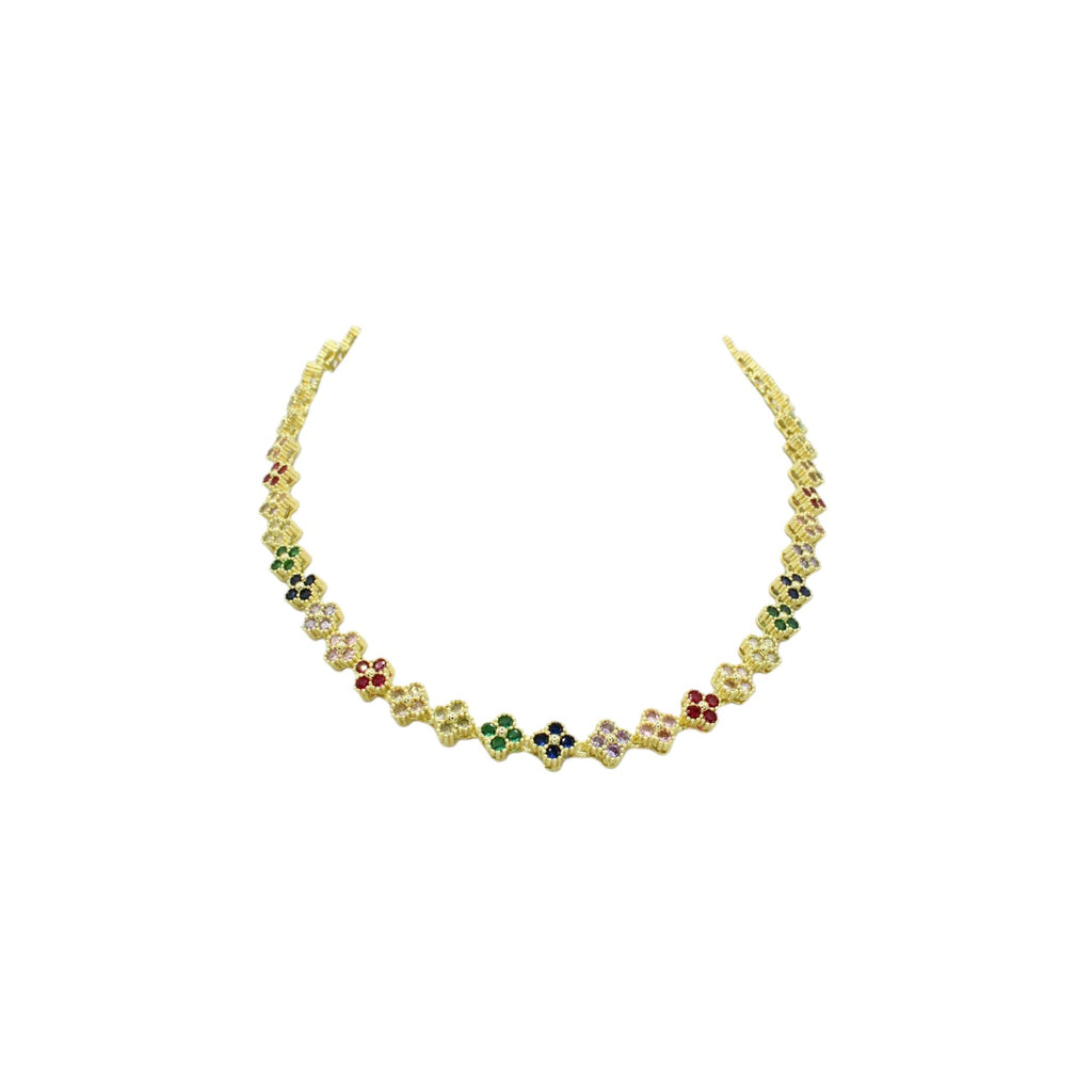 Clover Tennis Necklace