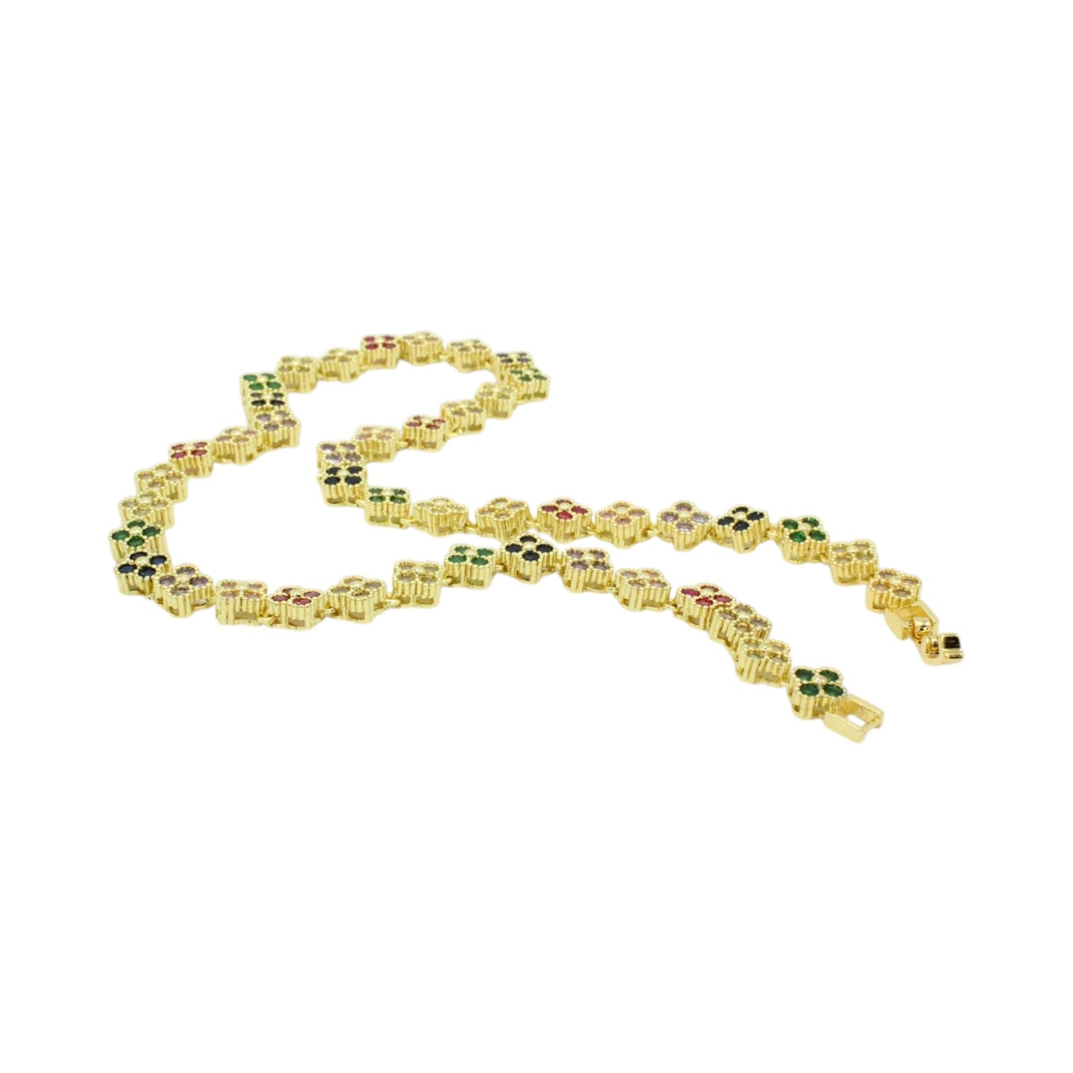 Clover Tennis Necklace