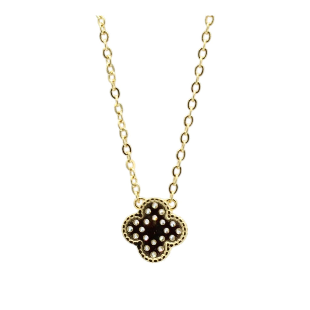 Moissanite Micro Clover Necklace