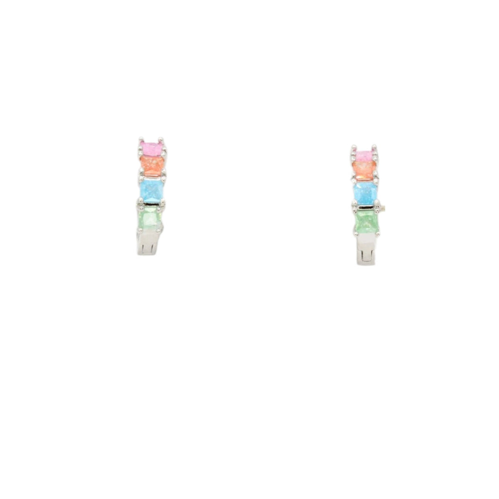 Candy Quartz Huggie Earrings