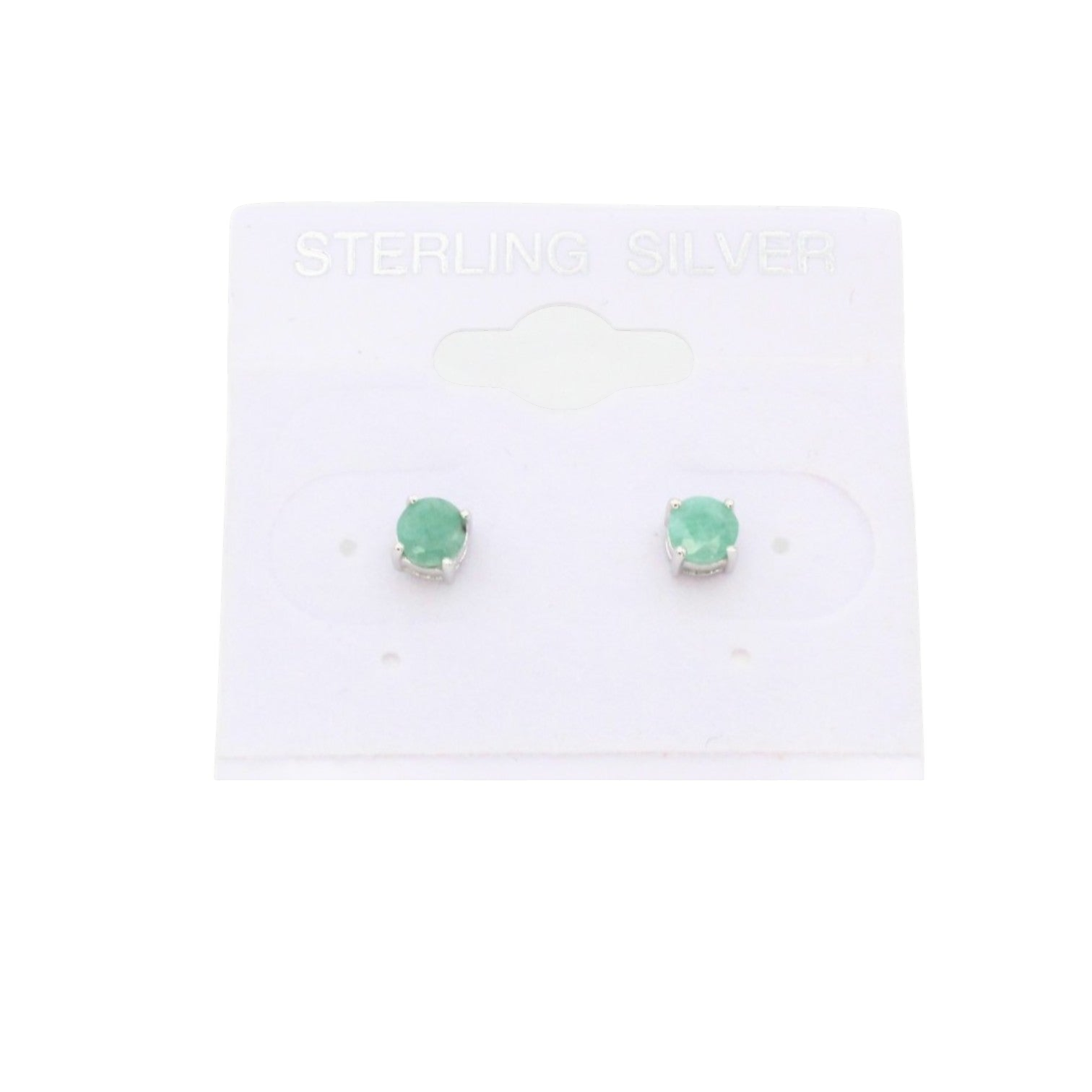 Natural Emerald Stud Earrings