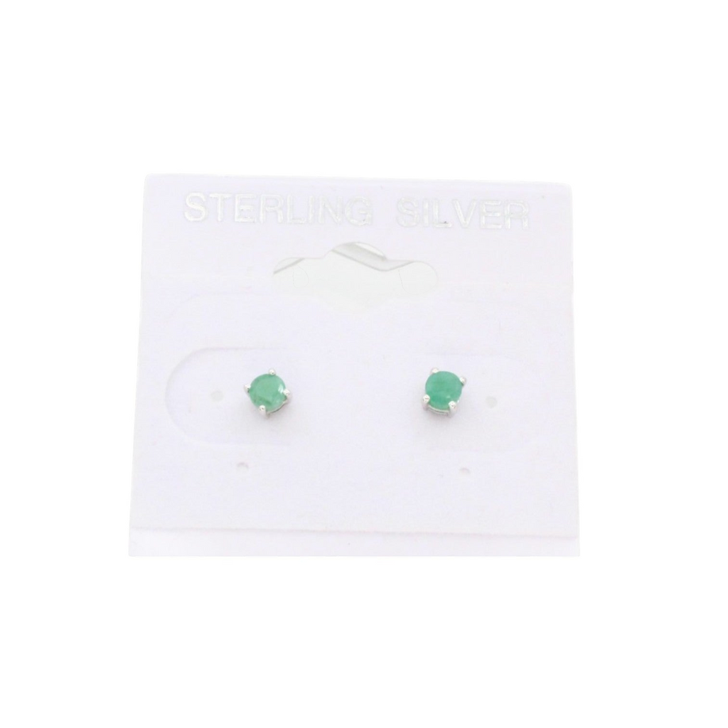 Natural Emerald Stud Earrings