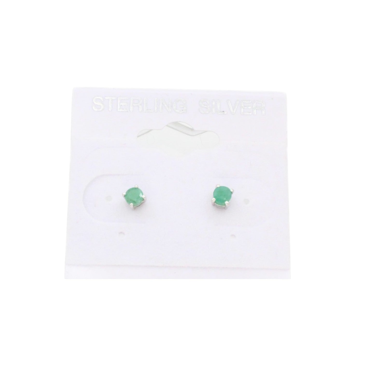 Natural Emerald Stud Earrings