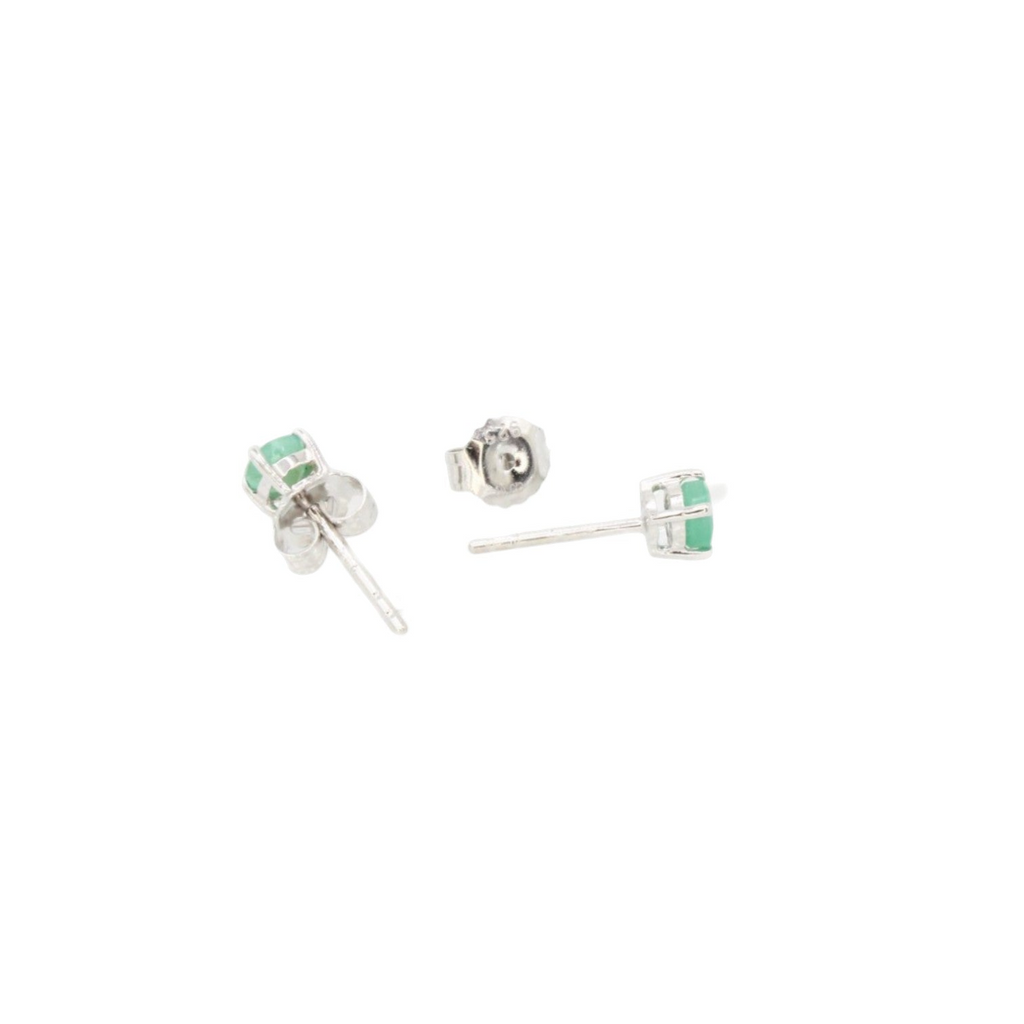Natural Emerald Stud Earrings